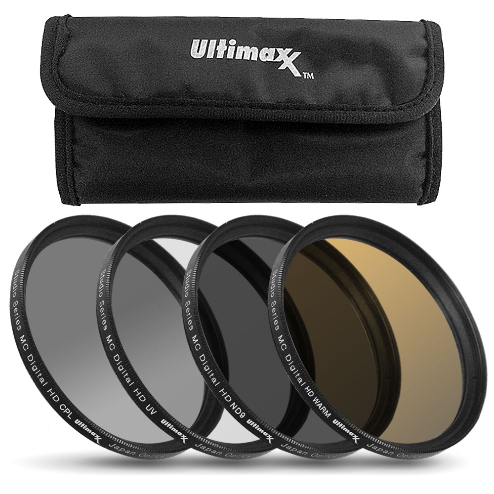 Ultimaxx 95mm Multi-Coated 4 Piece Filter Set (UV/CPL/ND9 Warming Filters)