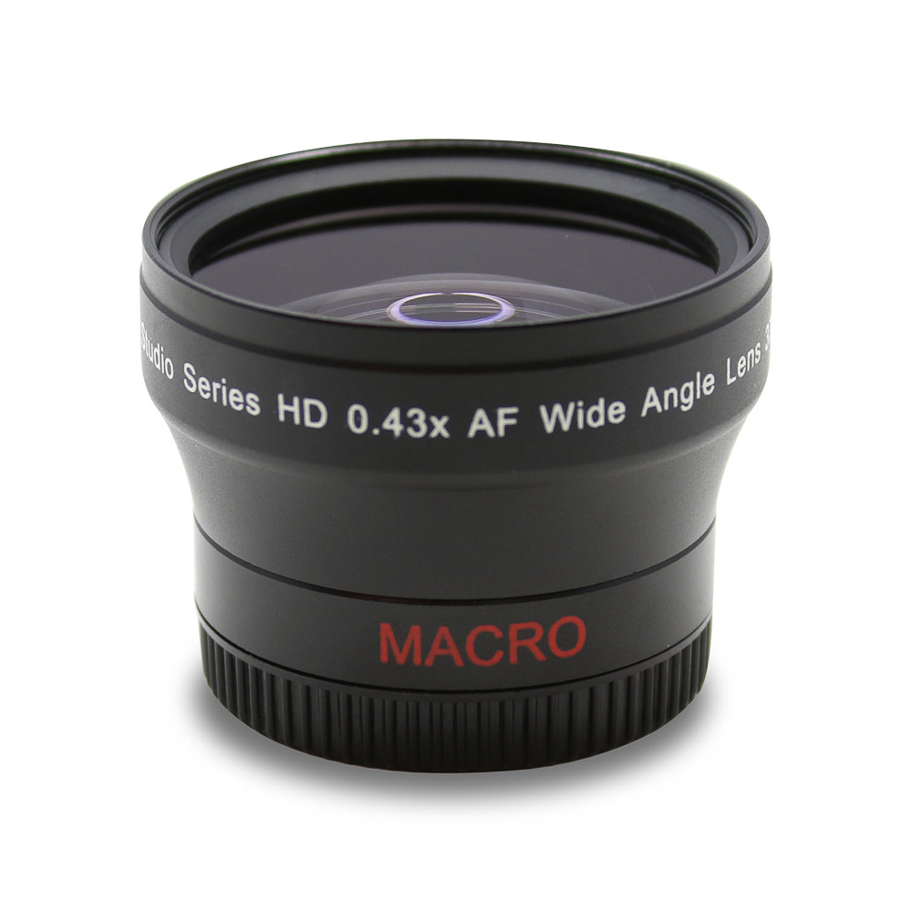 Ultimaxx 55mm 0.43x Professional Wide Angle Lens with Macro