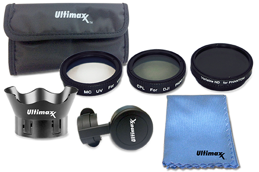 thumbnail image 2 of JJC 67mm Filter Kit: UV, CPL, ND, Lens Hood & Cap For Nikon Coolpix P900 P950 2 of 5