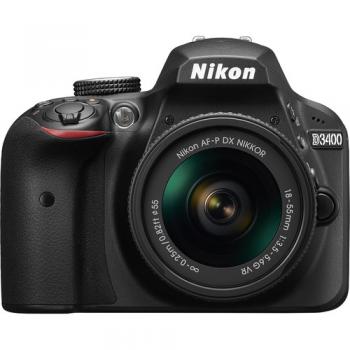 Nikon D3400 DSLR Camera with 18-55mm VR Lens (Black)