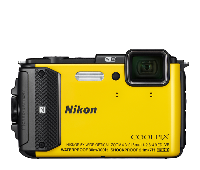 Nikon COOLPIX AW130 Waterproof Digital Camera (Yellow)