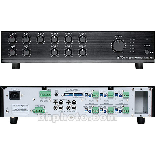 TOA Electronics Integrated Mixer/Amplifiers, 9 CH, 60 W