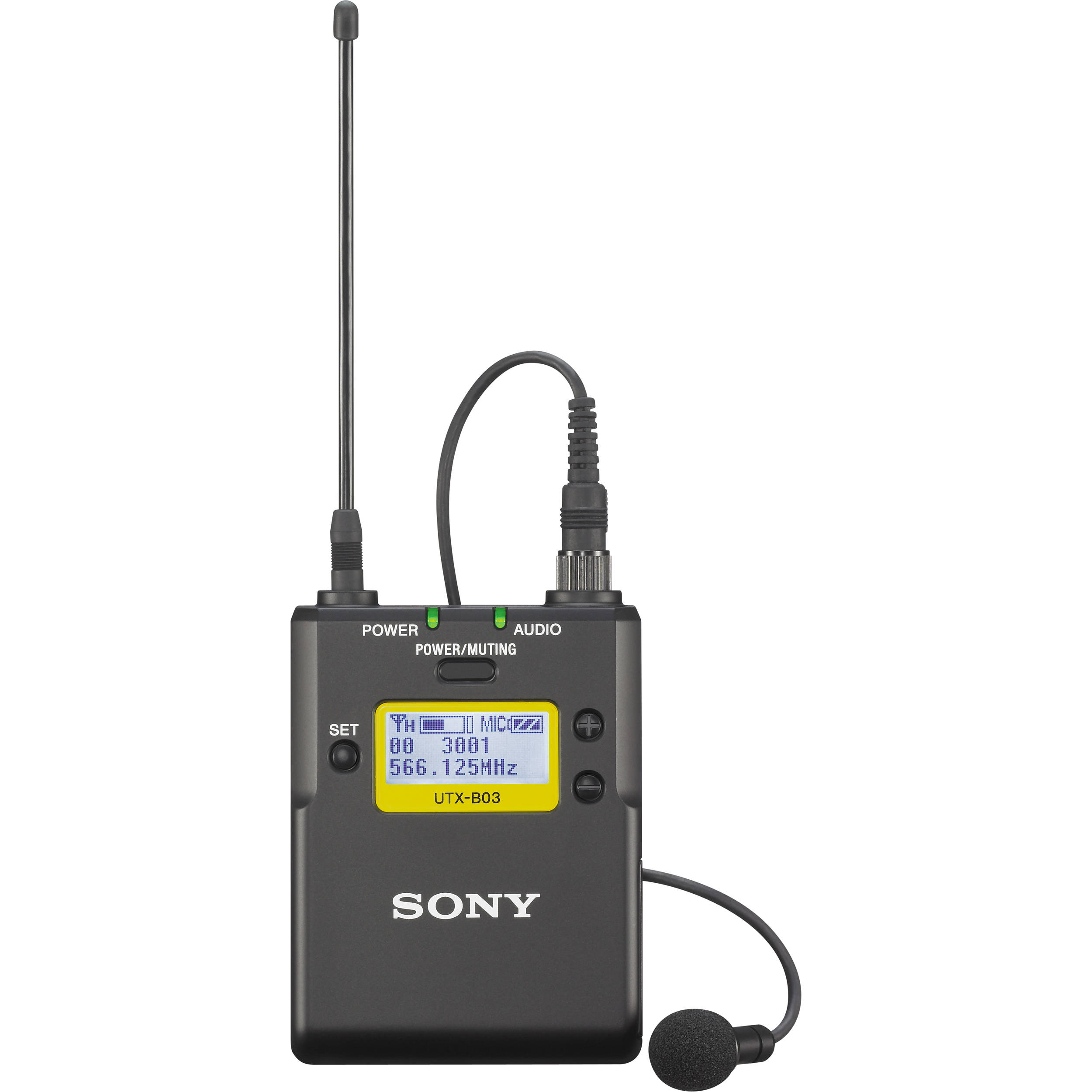 Sony Professional Bodypack Transmitter-Lav Mic, CH14