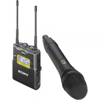 Image of Sony UWP-D12 Integrated Digital Wireless Handheld Microphone ENG System (UHF Channels 30/36 And 38/41: 566 To 608 And 614 To 638 MHz)