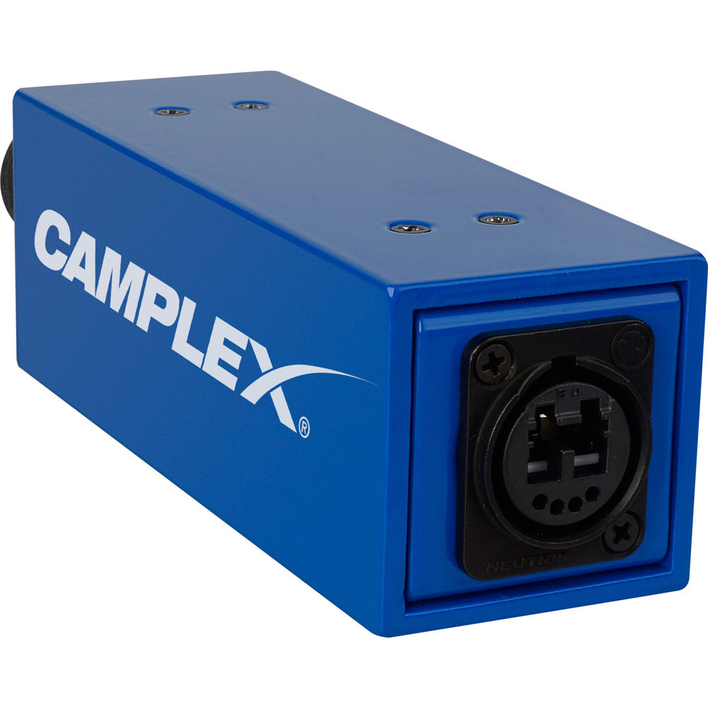 Camplex SMPTE Active/w Power SMPTE 311M Female to Neutrik opticalCon DUO Fiber Optic Adapter