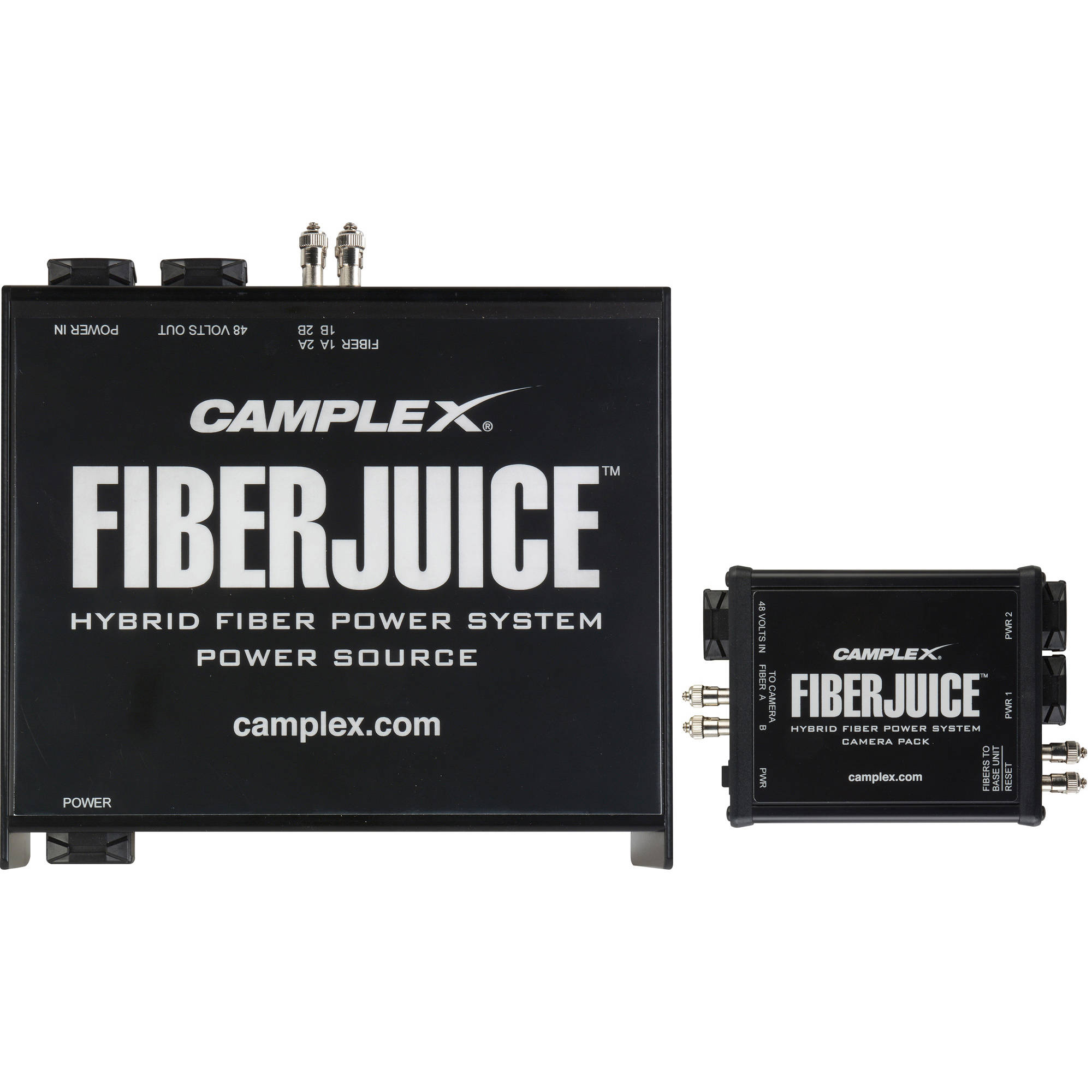 Camplex FIBERJ-1P-TAC Single Camera FiberJuice Tactical Fiber Power Supply & 1 ST Camera Pack