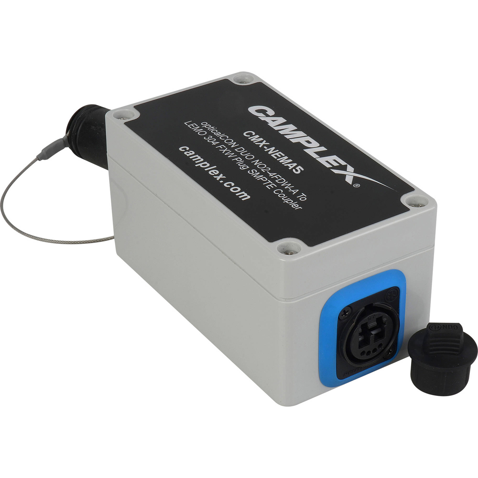 Camplex OpticalCON DUO NO2-4FDW-A To LEMO EDW SMPTE Hybrid Adapter Box