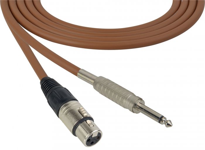 Mogami Audio Cable XLR Female to 1/4-Inch Male 100 Foot - Brown