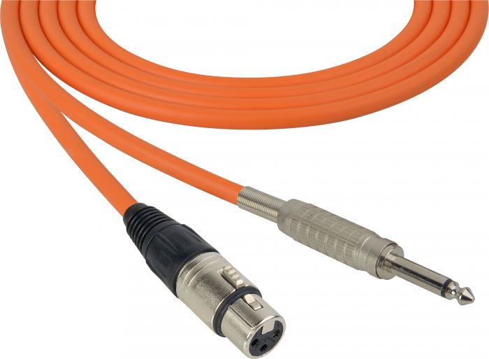 Mogami Audio Cable XLR Female to 1/4-Inch Male 100 Foot - Orange