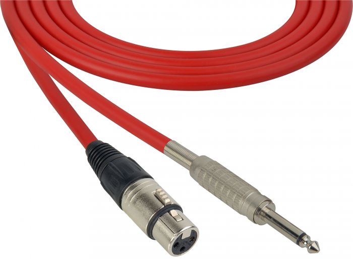 Mogami Audio Cable XLR Female to 1/4-Inch Male 100 Foot - Red