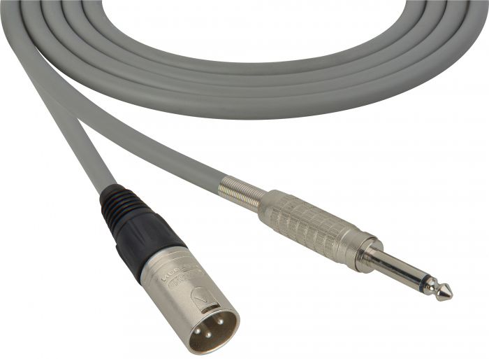 Mogami Audio Cable XLR Male to 1/4-Inch TS Male 100 Foot - Gray