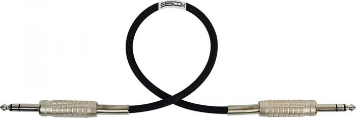 Mogami Audio Cable 1/4-Inch TRS Balanced Male to Male 100 Foot - Black