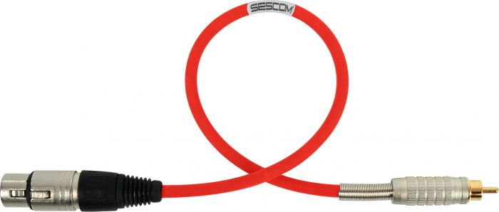 Mogami Cable XLR Female to RCA Male 100 Foot - Red