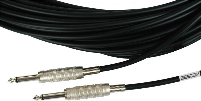 Belden Star-Quad Audio Cable 1/4-Inch TS Male to Male 100 Foot - Black