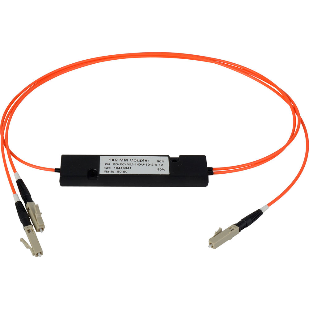 Image of Camplex CMX-MM1X2LC-006 OM3 50u Multimode LC Fiber Optic 1x2 Splitter Cable - 6 Foot
