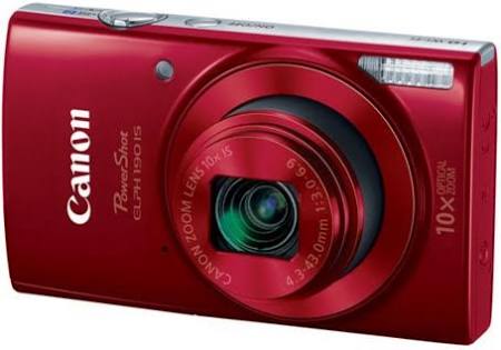 Canon PowerShot ELPH 190/IXUS 180 HS Digital Camera (Red)