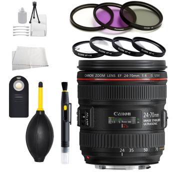 Canon EF 24-70mm f/4L IS USM Lens Accessory Kit Bundle