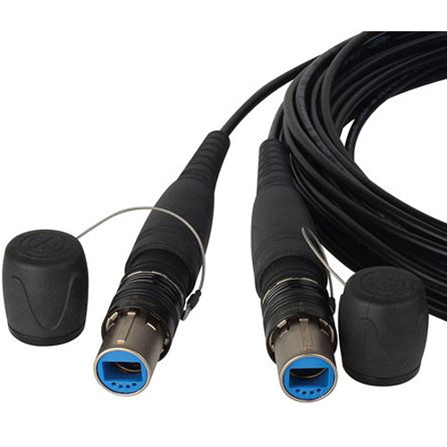JVC SMPTE Hybrid Fiber Cable with Neutrik OpticalCON Connection (52.5 ft)