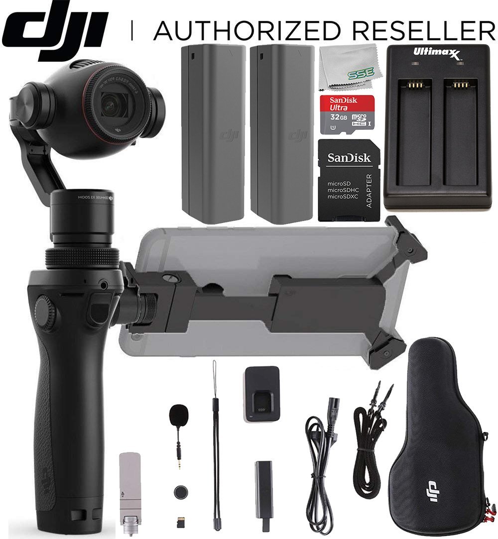 DJI OSMO+ Plus Handheld Fully Stabilized 4K Camera Ultimate Bundle