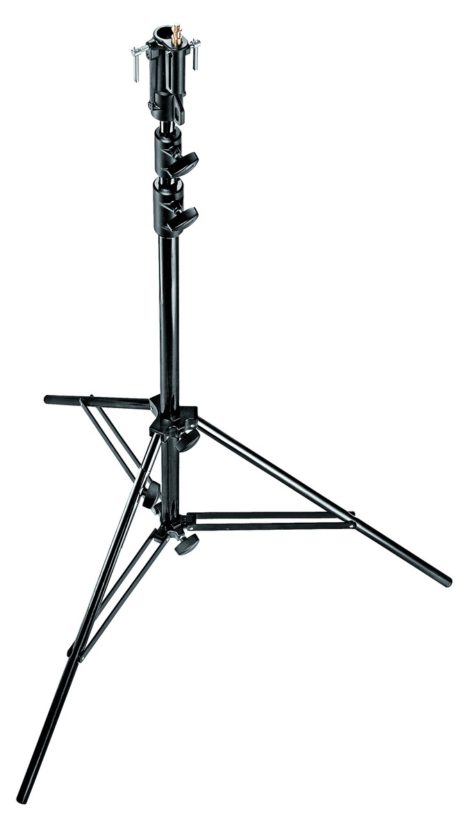 Black chrome plated 3-Section steel stand