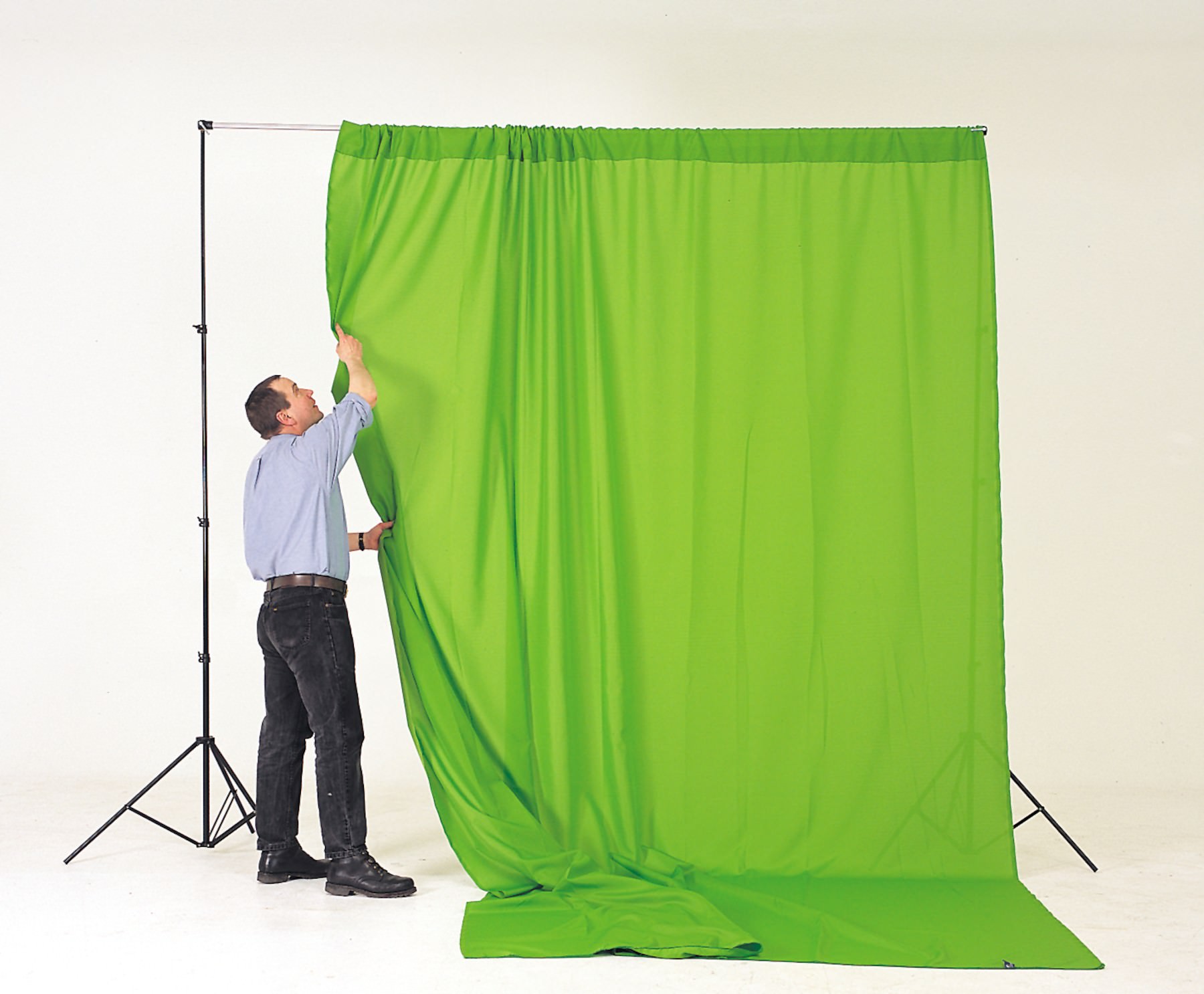 Chromakey Curtain 3 x 7m Green