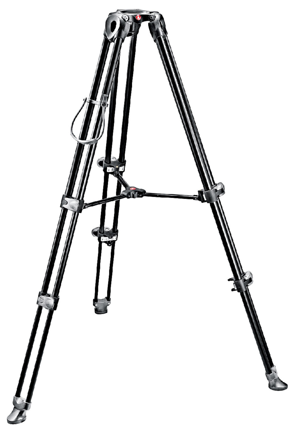 Video Tripod, aluminium telescopic-twin leg