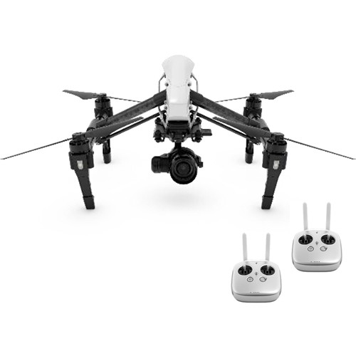 DJI Inspire 1 RAW Quadcopter with 2 Remotes & 512GB SSD