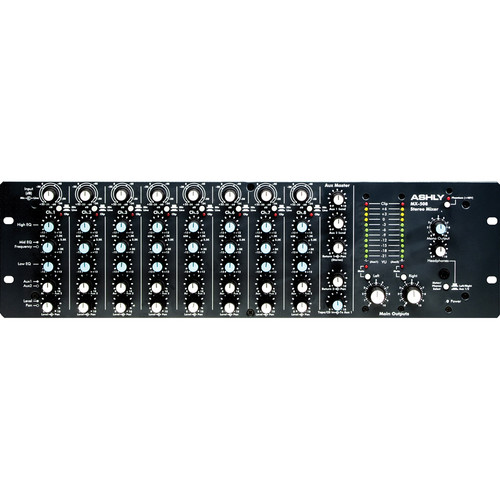 Mixer 8 Input Stereo with EQRackmix EQ Sends 3U