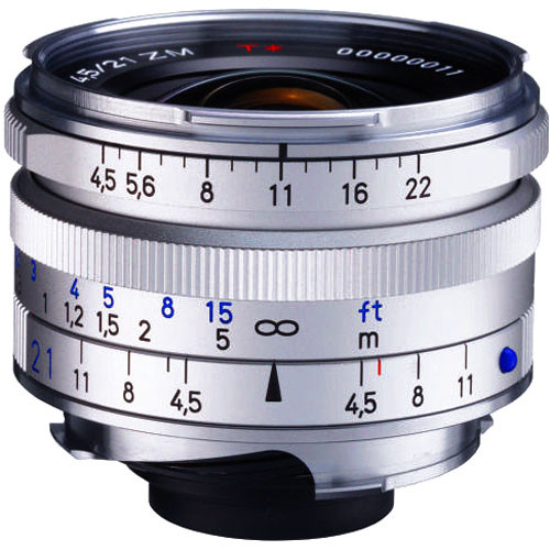 Zeiss Biogon T* 21mm f/4.5 for M Mount Cameras (Silver)