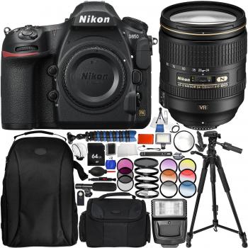 Nikon D850 DSLR Camera with AF-S 24-120mm Lens - Pro Bundle