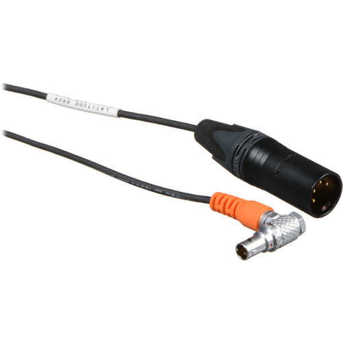 Latitude MDR - 4pin RA Conn. to XLR Power Cable Length: 15in / 40cm