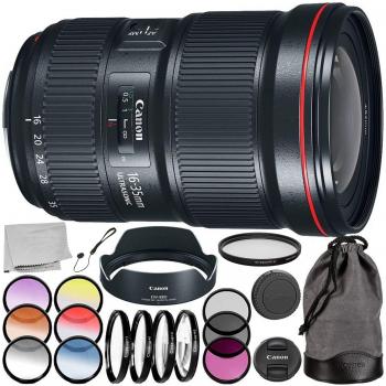 Canon EF 16-35mm f/2.8L III USM Lens with 16PC Accessory Bundle