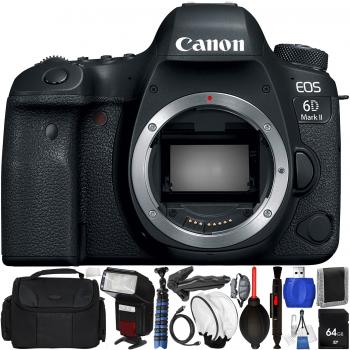 Canon EOS 6D Mark II DSLR Camera (Body Only) Bundle