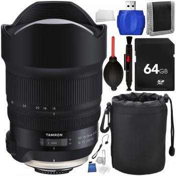 Tamron SP 15-30mm f/2.8 Di VC USD G2 Lens for Nikon F with Accessory Bundle