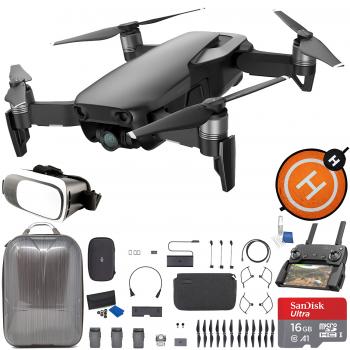 DJI Mavic Air Fly More Combo (Onyx Black) 4K Wi-Fi Quadcopter with Mobile Go Bundle