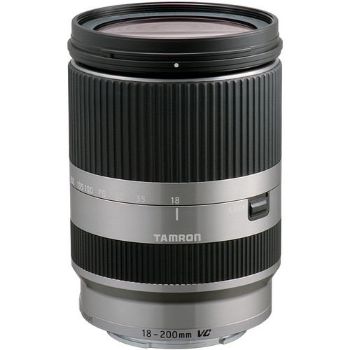 Tamron 18-200mm F/3.5-6.3 Di III VC Lens for Sony E Mount Cameras (Silver)