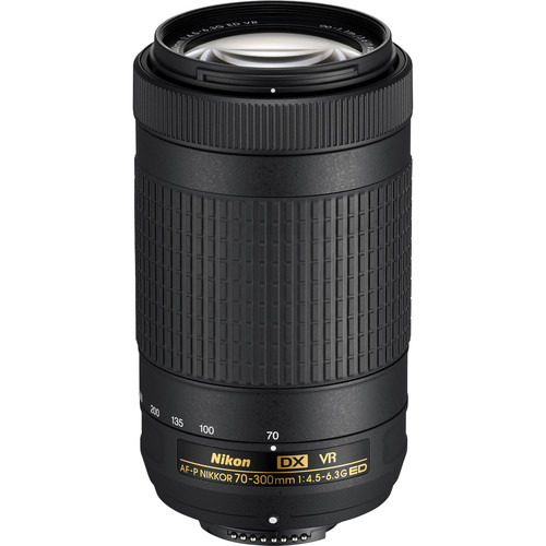 Nikon AF-P DX NIKKOR 70-300mm f/4.5-6.3G ED VR Lens (White Box)