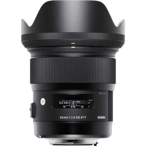  Sigma 24mm f/1.4 Art DG HSM Lens for Nikon F DSLR Cameras Professional Bundle