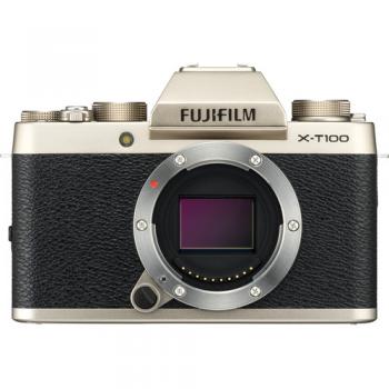 FUJIFILM X-T100 Mirrorless Digital Camera (Body Only, Champagne Gold)