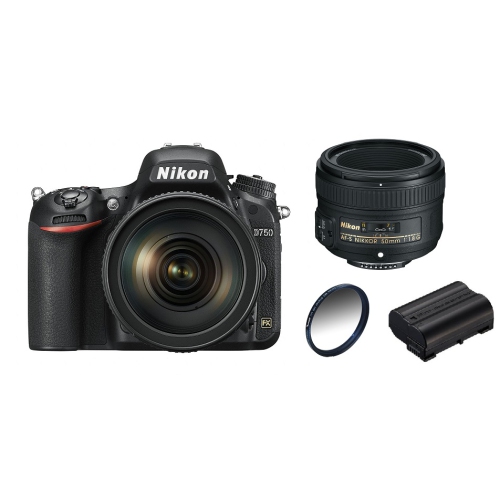 Nikon D750 DSLR Camera With 24-120mm Prime Lens Kit