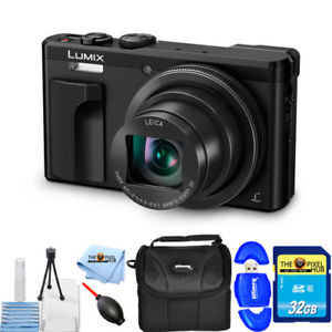 Panasonic Lumix DMC-ZS60 Digital Camera (Black) Starter Bundle