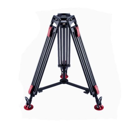 100AL2HD 2-stage heavy-duty aluminum tripod with flip lock-type brakes. Includes CONTENDER heavy-duty mid- level spreader & deep-tread rubber feet AT NO EXTRA COST