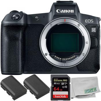 Canon EOS R Mirrorless Digital Camera (Body Only) Accessory Bundle
