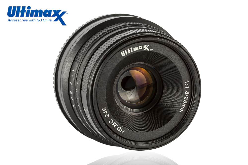 Ultimaxx 25mm f/1.8 Manual Len