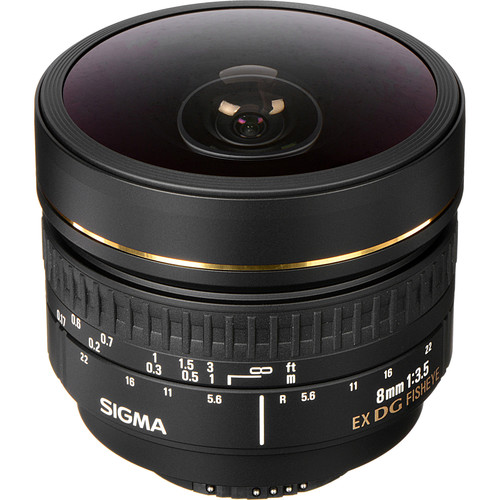 Sigma 8mm F3.5 EX DG Circular Fish-Eye For Nikon