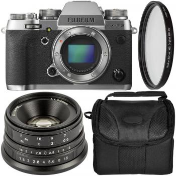 Fujifilm X-T2 Mirrorless Digtal Camera Starter Bundle (Silver)
