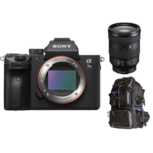 Sony Alpha a7 III Camera With Sony FE 24-105mm f/4 G OSS Lens Bundle International Version w/Seller Provided Warranty