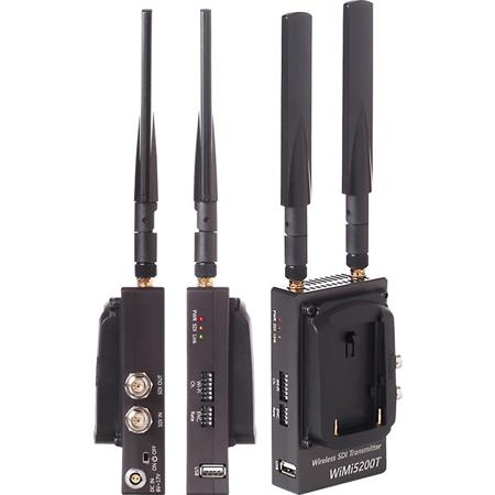 WiMi5200 Receiver Wireless HD/3G-SDI by H.264 Decoder/Receiver with Zero Latency(30ms)
