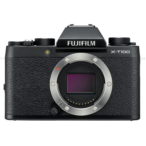 FUJIFILM X-T100 Mirrorless Digital Camera (Body Only, Black)