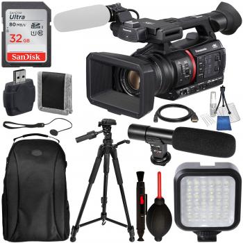 Panasonic AG-CX350 4K Camcorder with Accessory Bundle